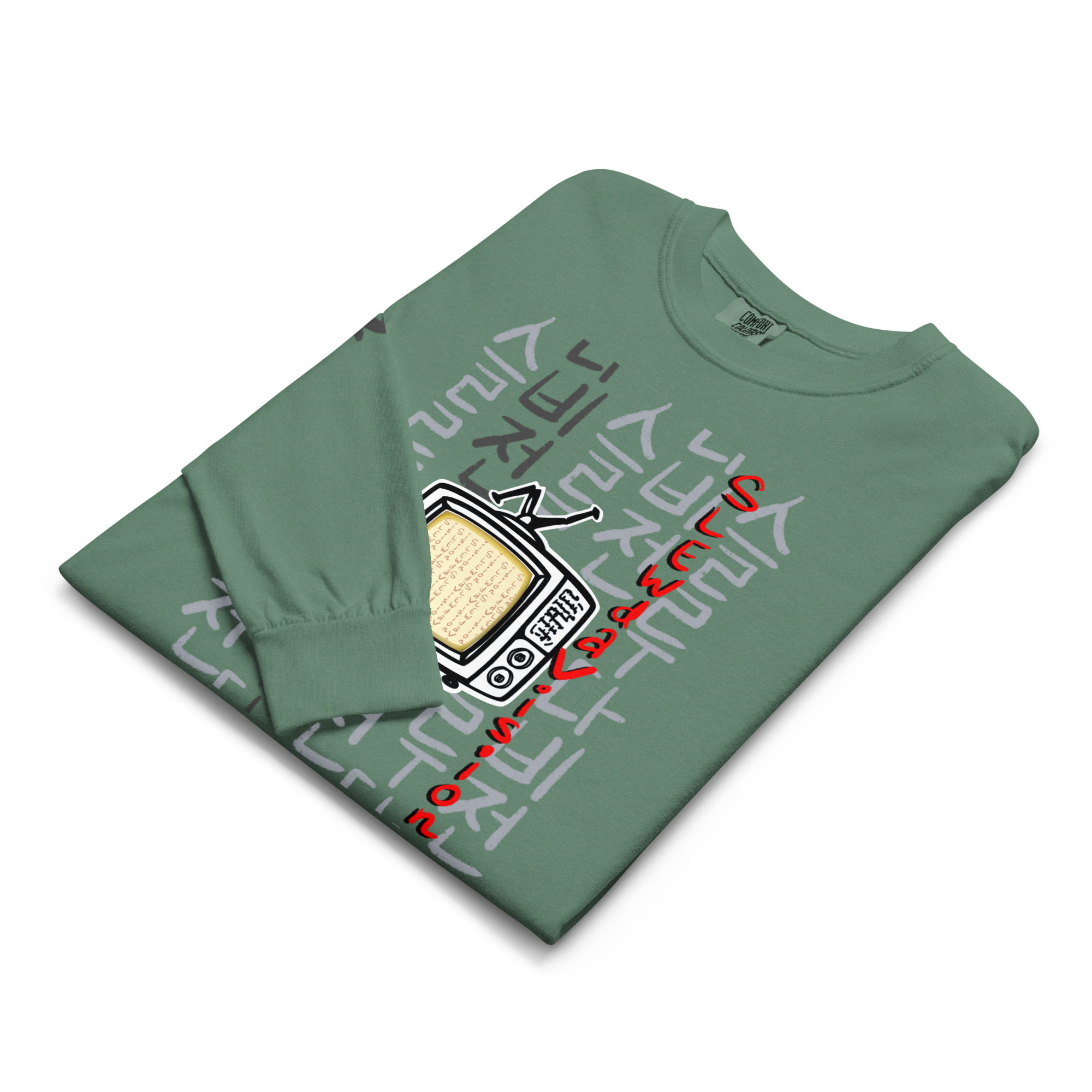unisex-garment-dyed-heavyweight-long-sleeve-shirt-light-green-front-692e0d86bac0f.png