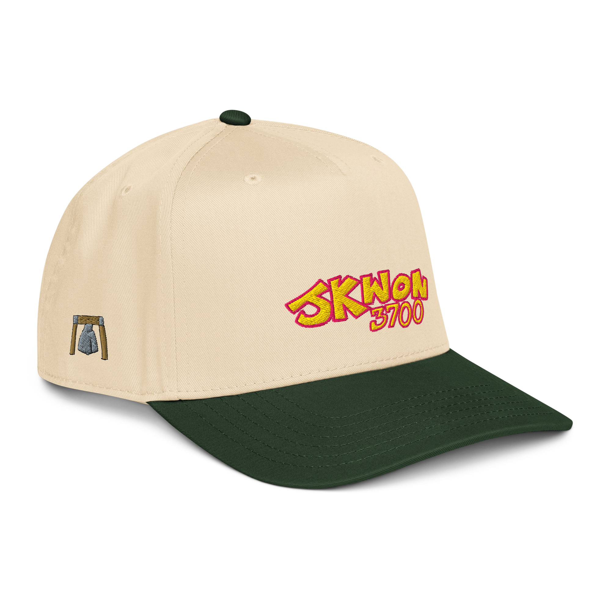 5-panel-mid-profile-baseball-cap-dark-green-natural-right-front-692e345f968fe.png