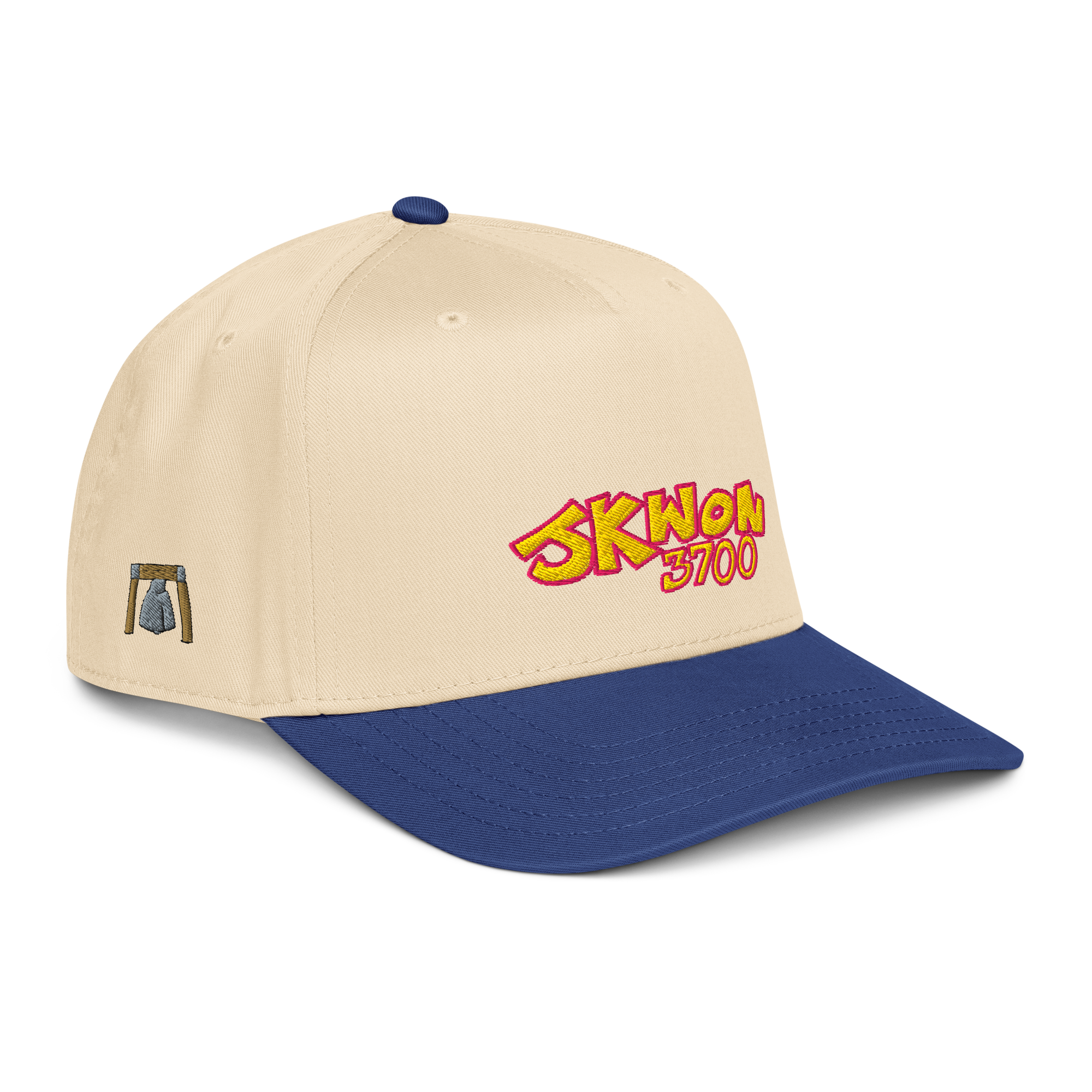 5-panel-mid-profile-baseball-cap-royal-natural-right-front-692e345f972d6.png