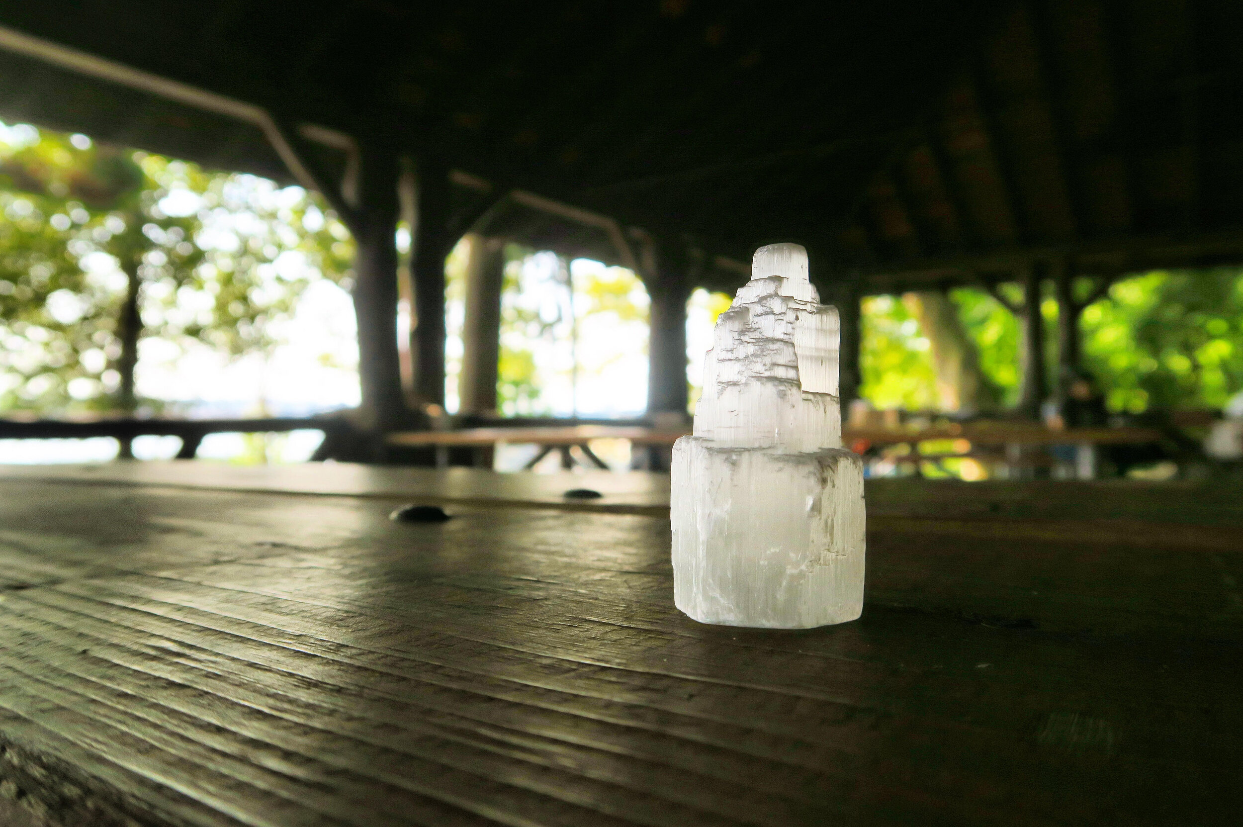 Clear quartz crystal to set the vibes for our one-day retreat by Cindy Rodriguez.jpg