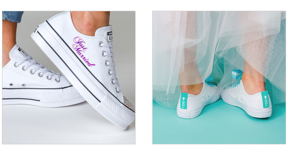 Wedding Converse, la de sneakers perfecta para tu —