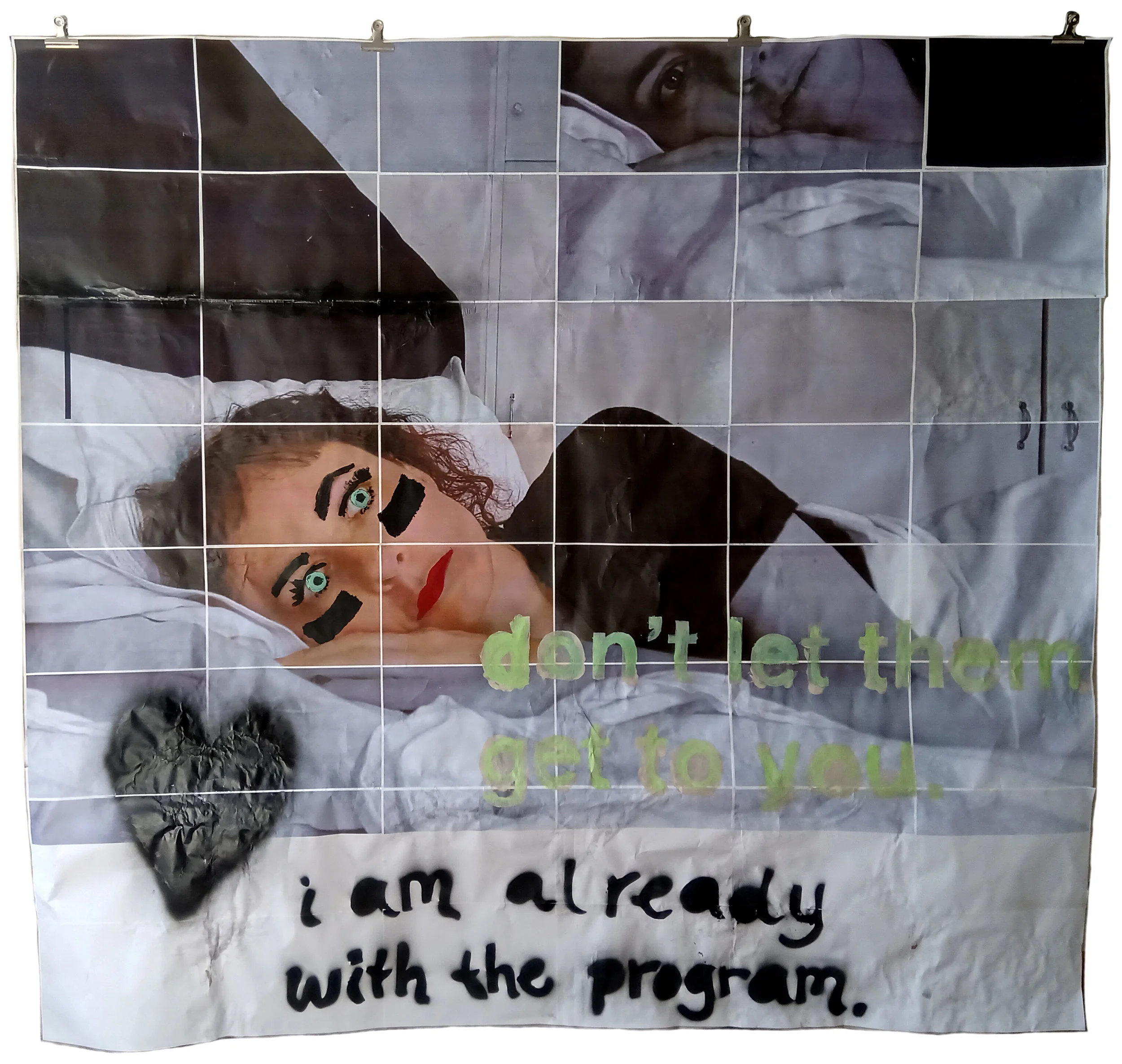 Don’t let them get to you. / I am already with the program . (2019) from Tinder Lucida.