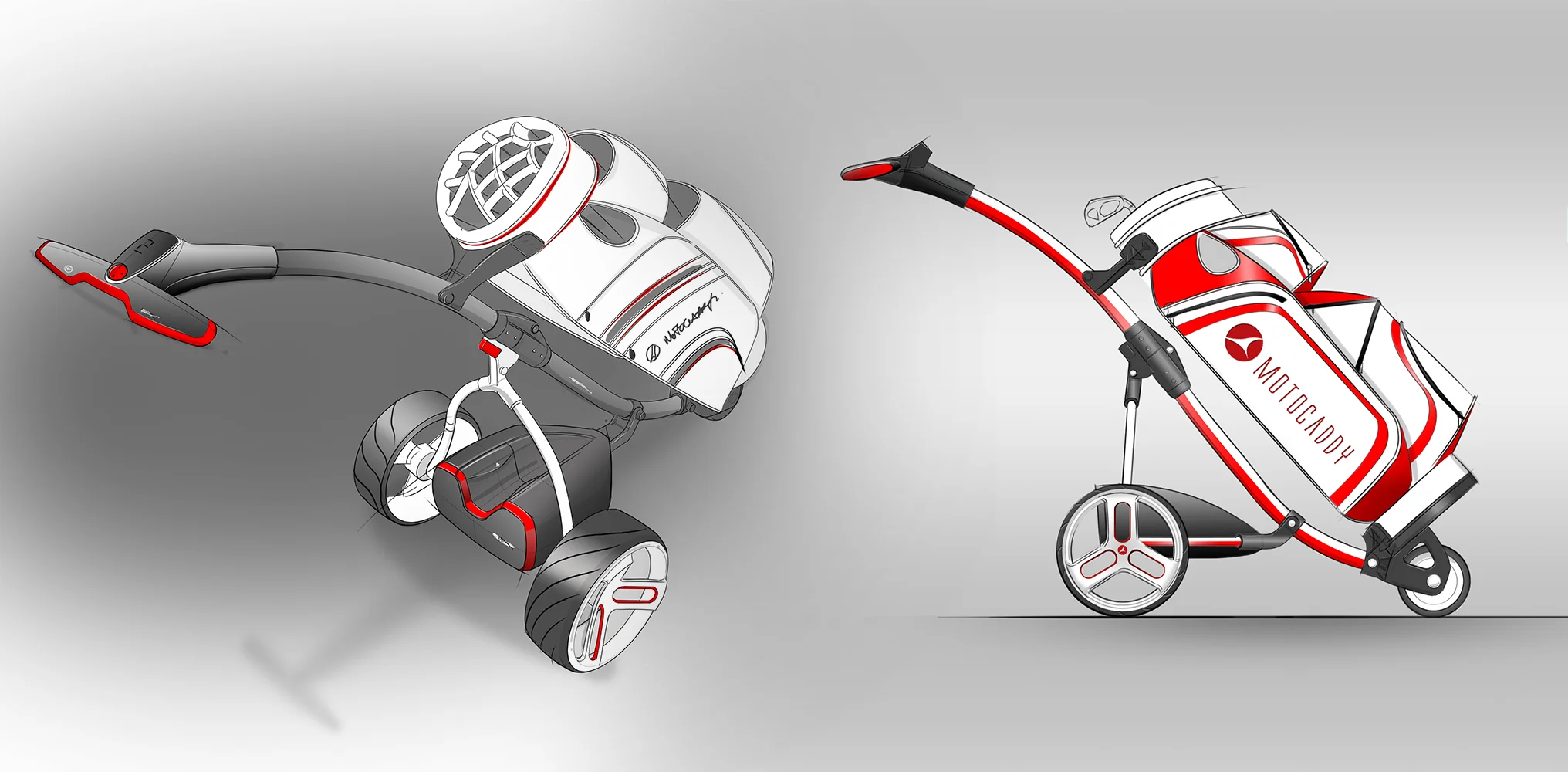 Motocaddy M1 Pro |Early sketch concepts
