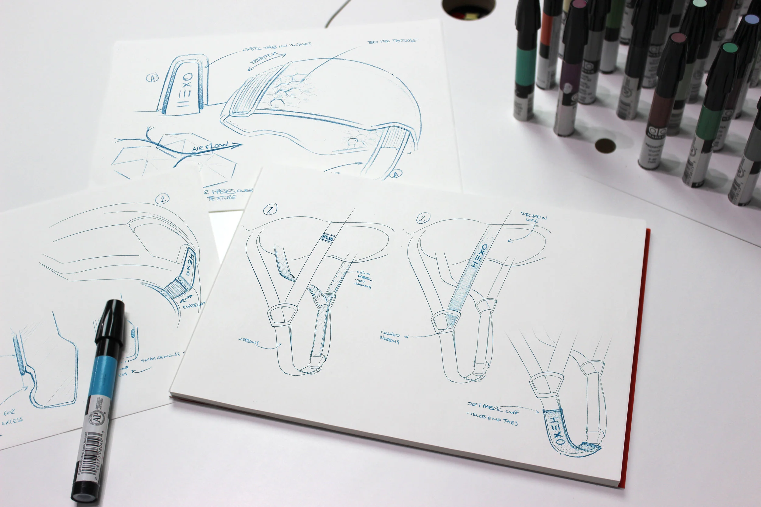 Hexr | Sketching detail development