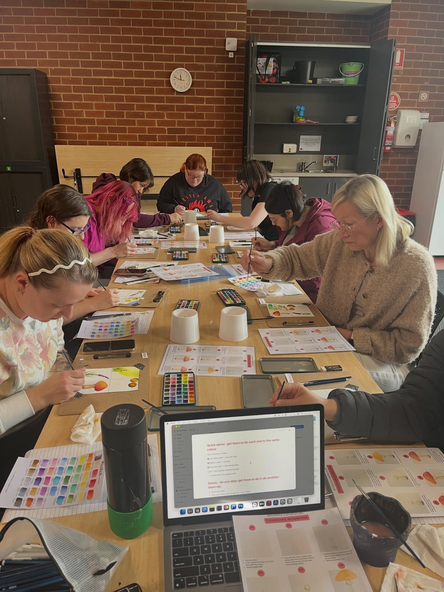 Had so much fun teaching these lovely individuals today at the Northcote Library!

I&rsquo;ve added so many more dates to my workshops up until July but they are getting booked out fast so be sure to secure your spot now!

(Link in bio)
#artworkshop 