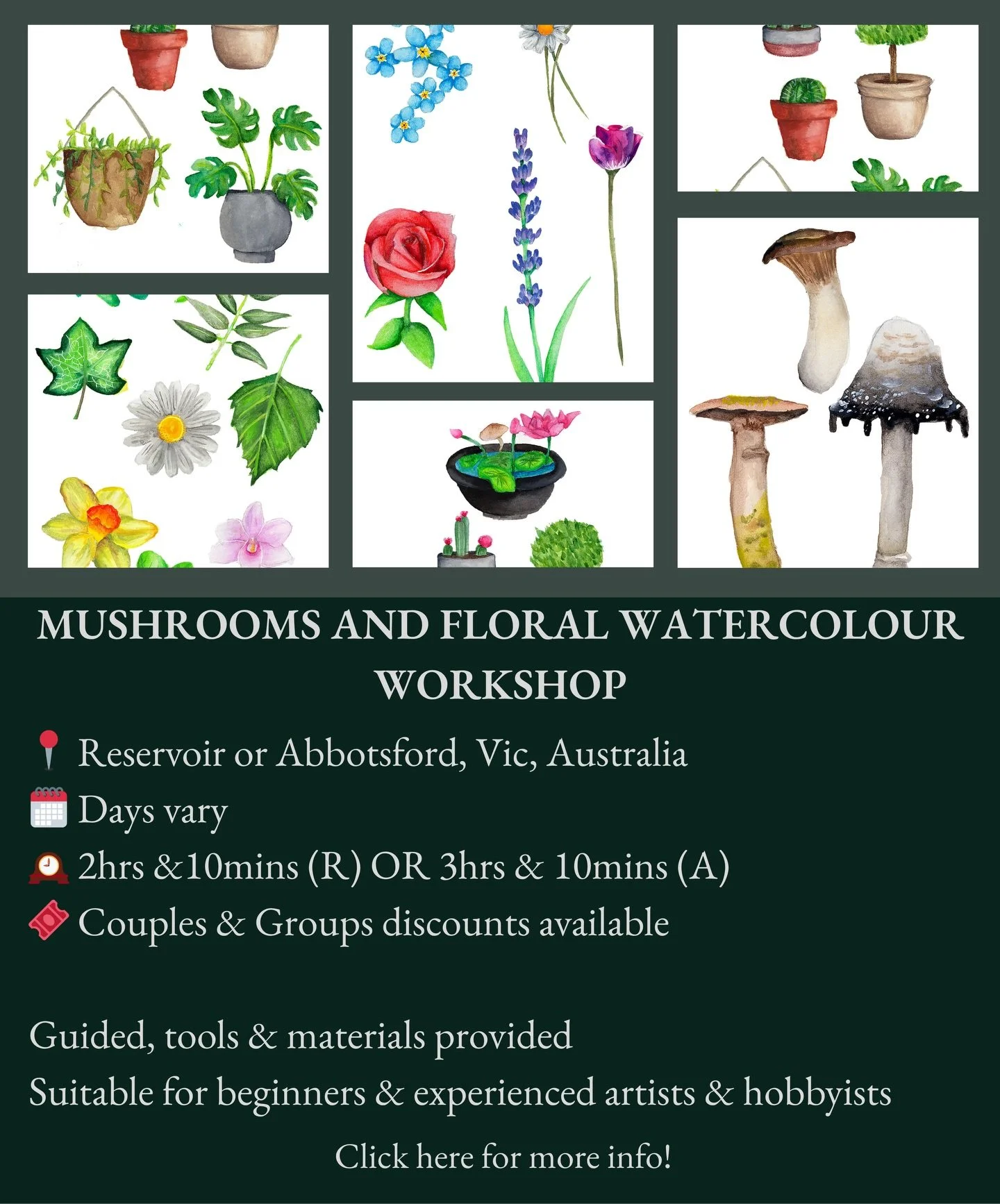 Due to issues with the Northcote library that was beyond my control, I have removed that venue from this and other workshops. Currently searching for a new northcote location but in the meantime time there are many dates added for Abbotsford and Rese