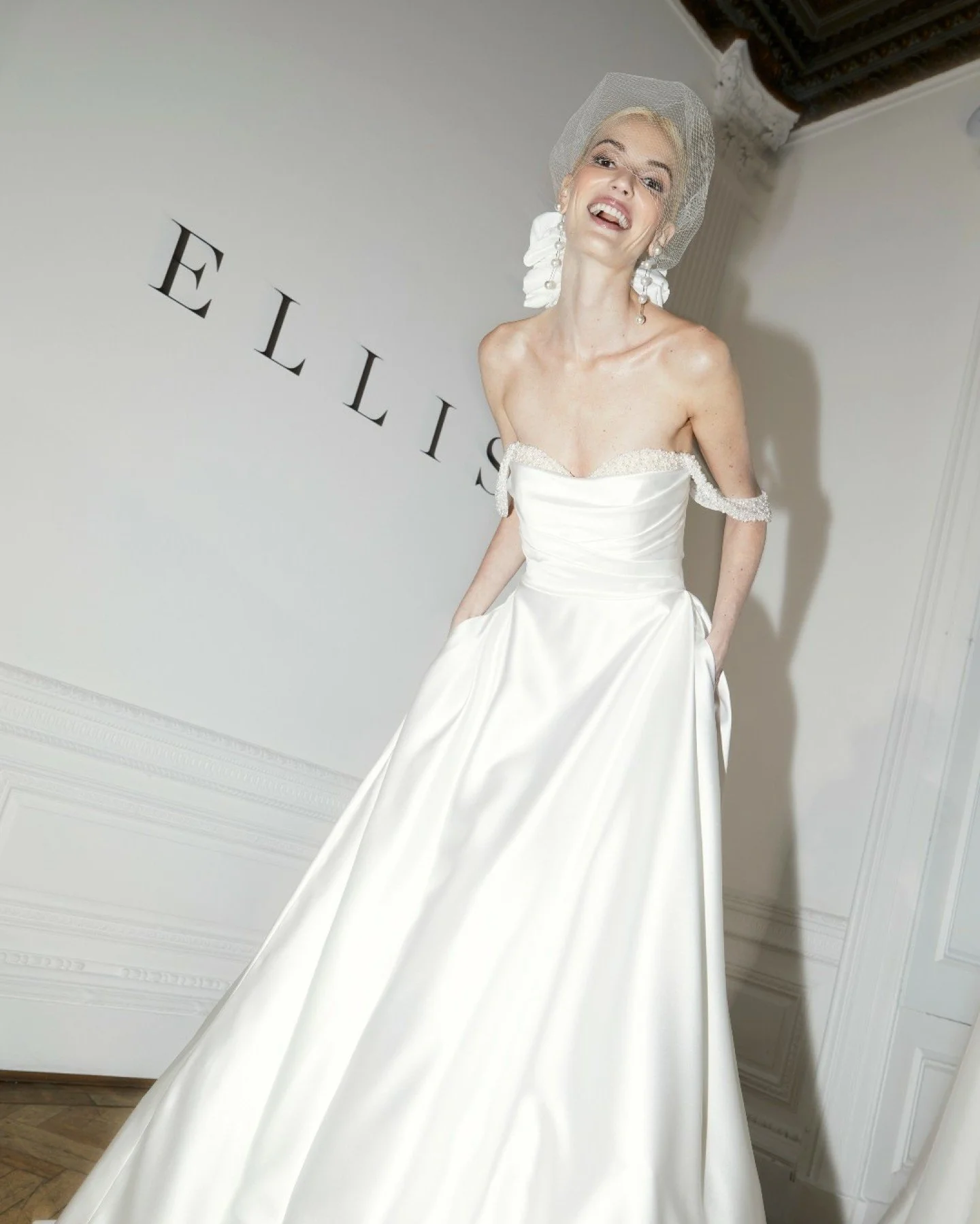 Sammie || @ellisbridals

Meet Sammie by Ellis Bridals&mdash;a perfect blend of classic silhouette and modern edge. Sammie&rsquo;s a-line silhouette, draped bodice and versatile styling make her the ultimate choice for the bride who wants to dance the