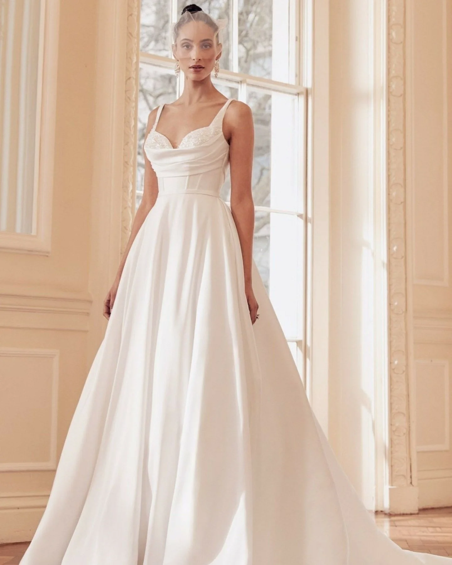 A closer look at Ellis Bridals at &amp; Wolf Bridal. 

Anna, Susanna, Gwen, Brogan, Reanna and Phillipa are a selection of wedding dresses currently available Off-the-Peg from @ellisbridals &mdash; all ready to take home the same day. 

If you love c
