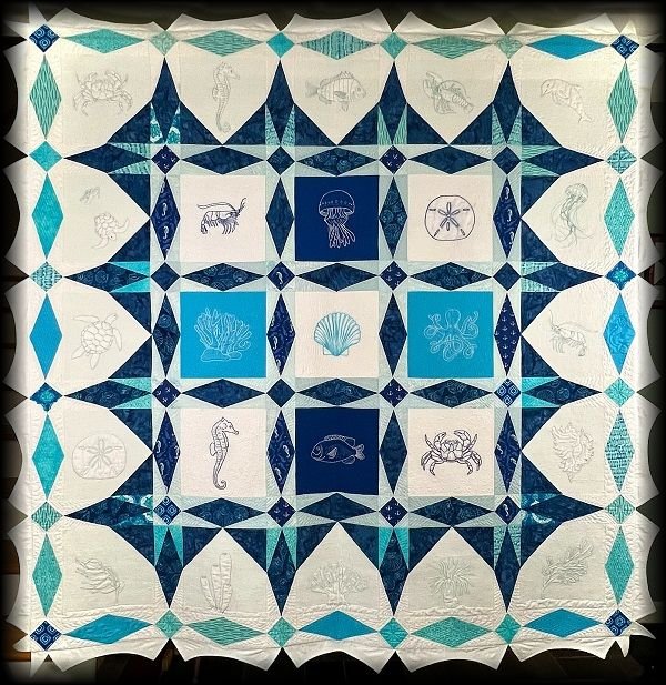 Quilters by the Sea - Sea Life - Sandra Cronauer-Mitra
