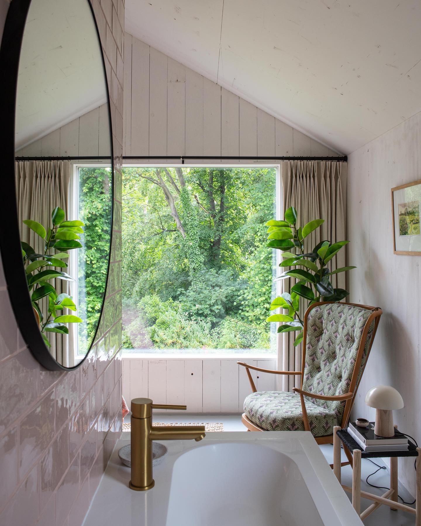 One for earth day, the most beautiful view, a perfect picture window.

We included a few of the clients existing peices of furniture in this Project and worked the design to include them, rather than changing and re buying,  friendly to the budget as