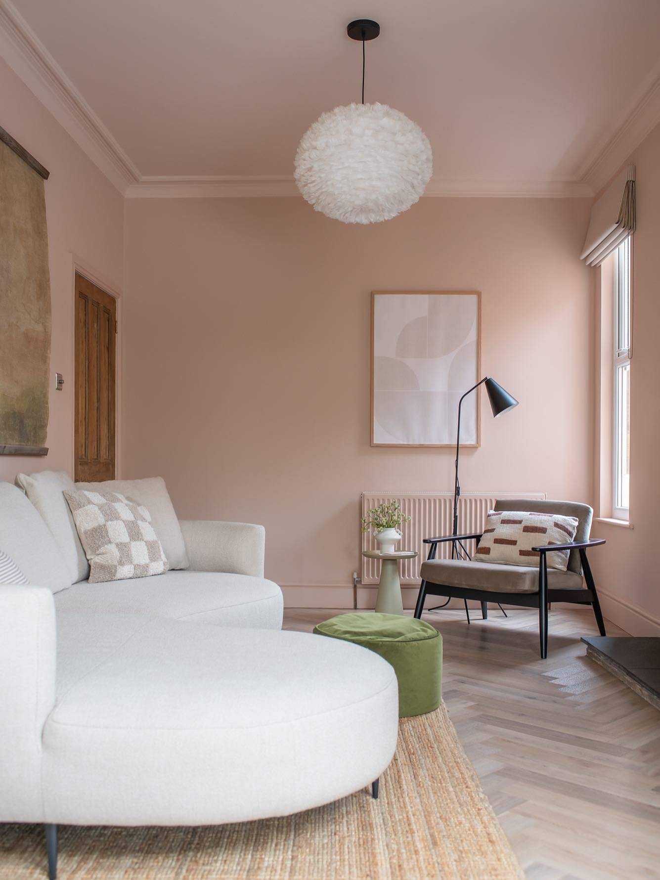 I&rsquo;ve started  the design work for the next instalment of this lovely home.  Always a real pleasure to be invited back 🤍

#EpperstoneHouse #interiordesignnottingham #interiordesign #interiors #victorianhouse #curvedsofa #pinkinterior #colourdre