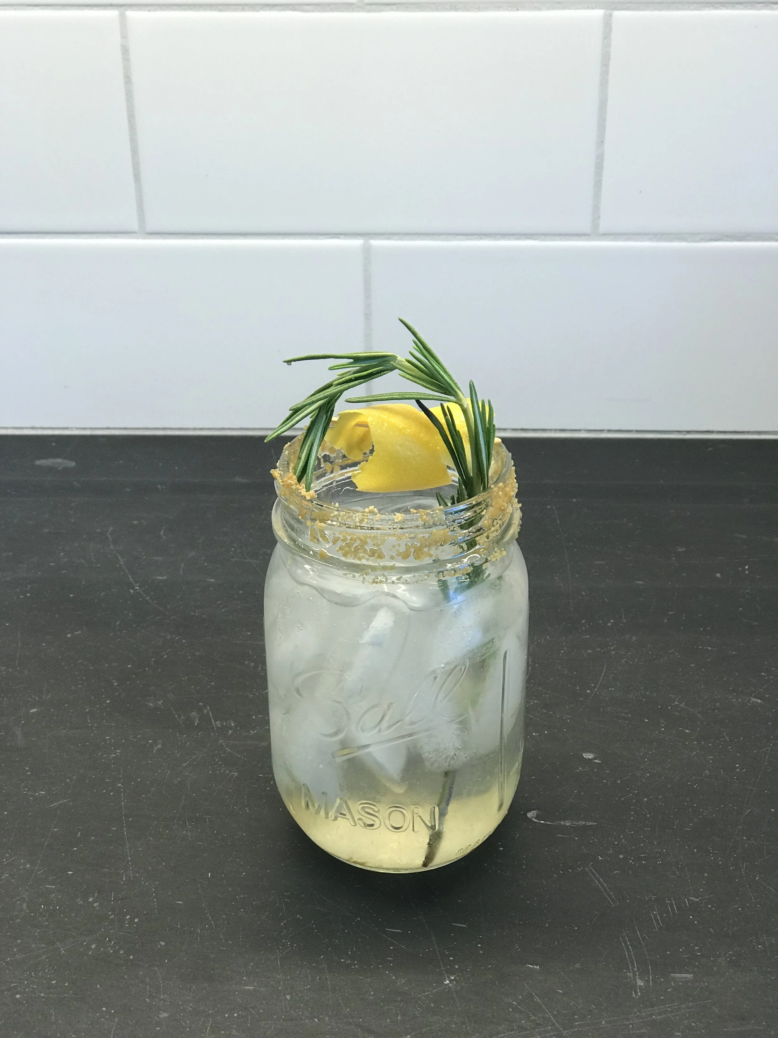 the RBG - Rose Be Good cocktail