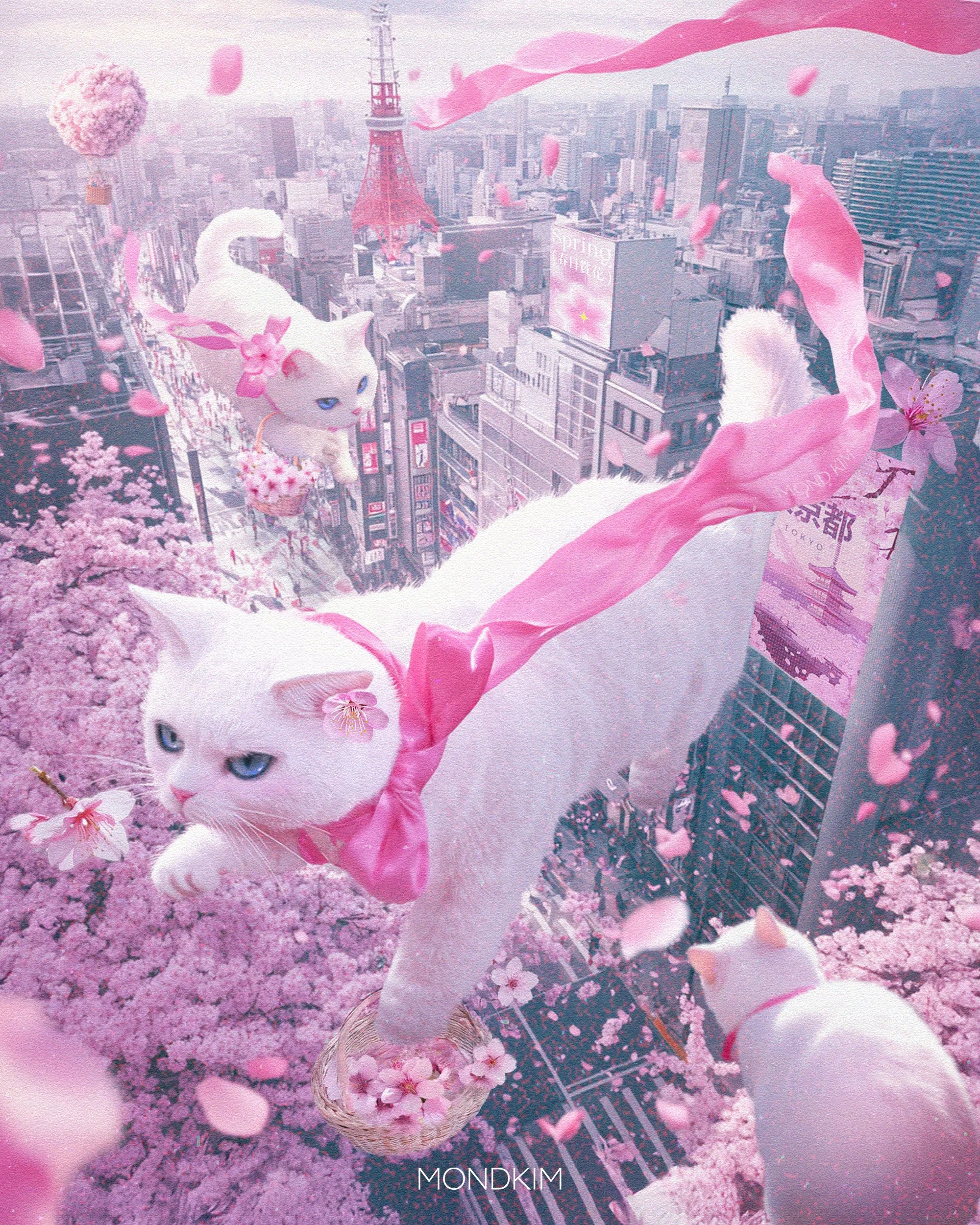 Cat’s Sakura Delivery_mondkim(texture).jpg