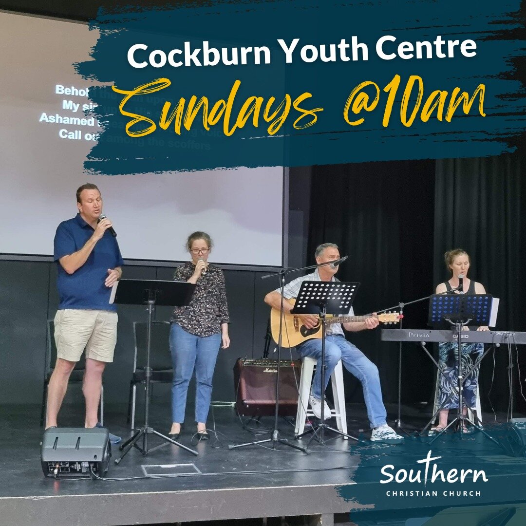 Join us on Sunday at 10am in the Cockburn Youth Centre. Come along and be encouraged by God's word and hear more from Jesus in Luke's gospel.
We'll still be singing, praying and spending time together but things will look a little different because w