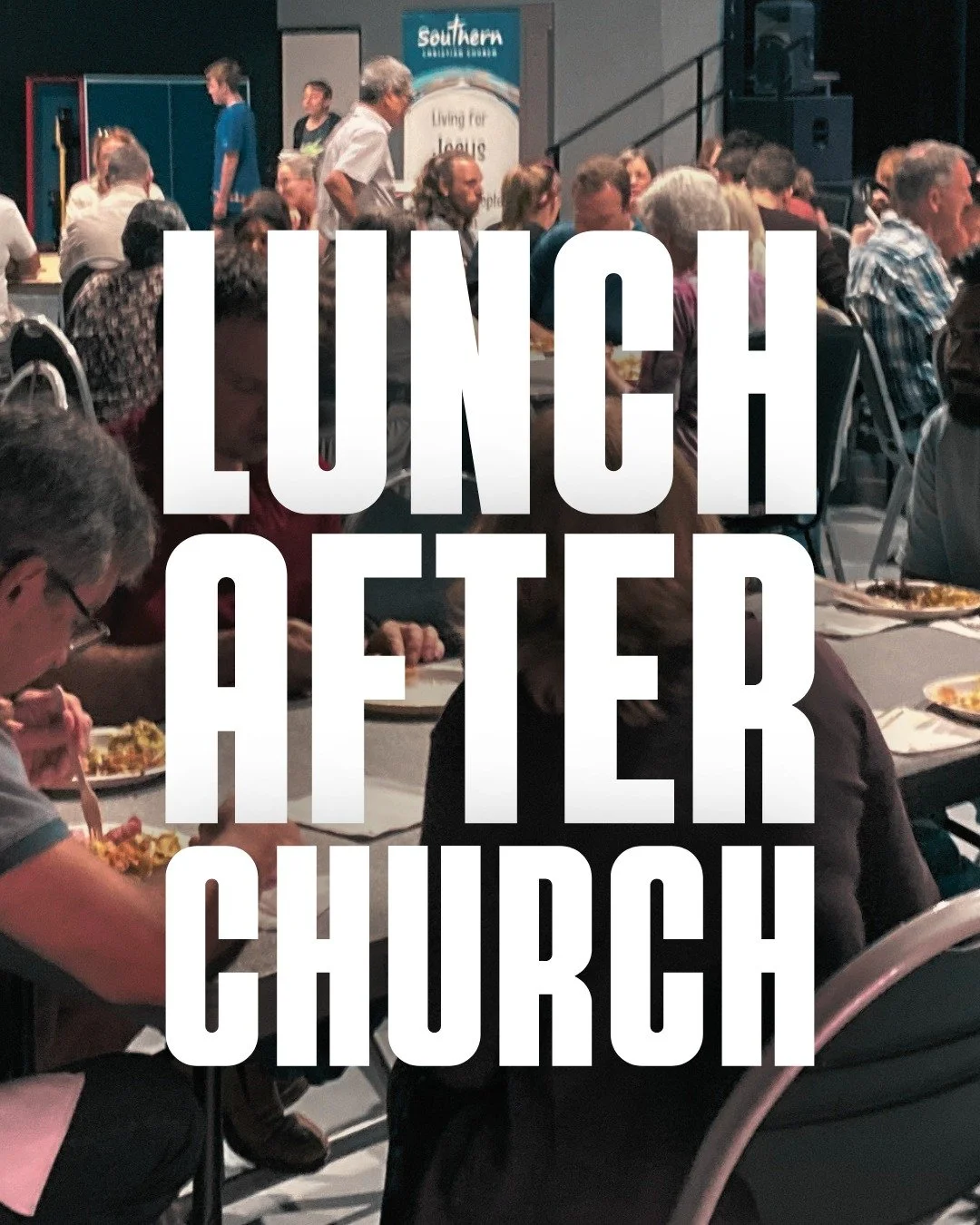 Don't forget to stay after church this Sunday and enjoy lunch with us 🍽
See you there!
#comingupatsouthern 
www.southern.org.au