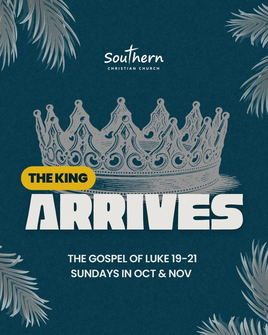 Join us as we dive into the gospel of Luke in October and November. 
📖 Hear the stories and wisdom of Jesus as he tells us about what kind of king he is and what his kingdom looks like now!
👋 All welcome any Sunday 10am in the Cockburn Youth Centre