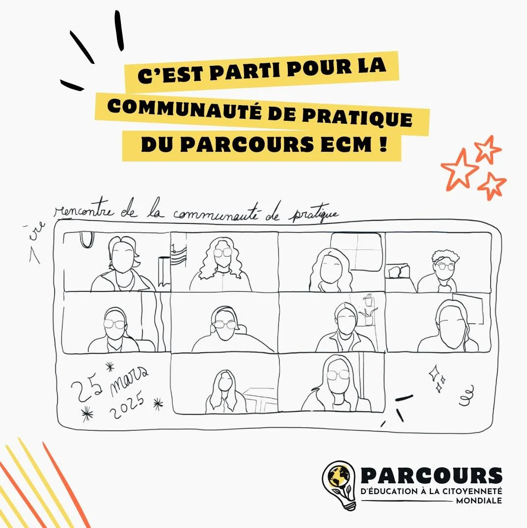 Lancement de la communauté de pratique du parcours d’Éducation à la citoyenneté mondiale 🌍