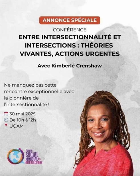 Kimberle Crenshaw au Forum social mondial des intersections !