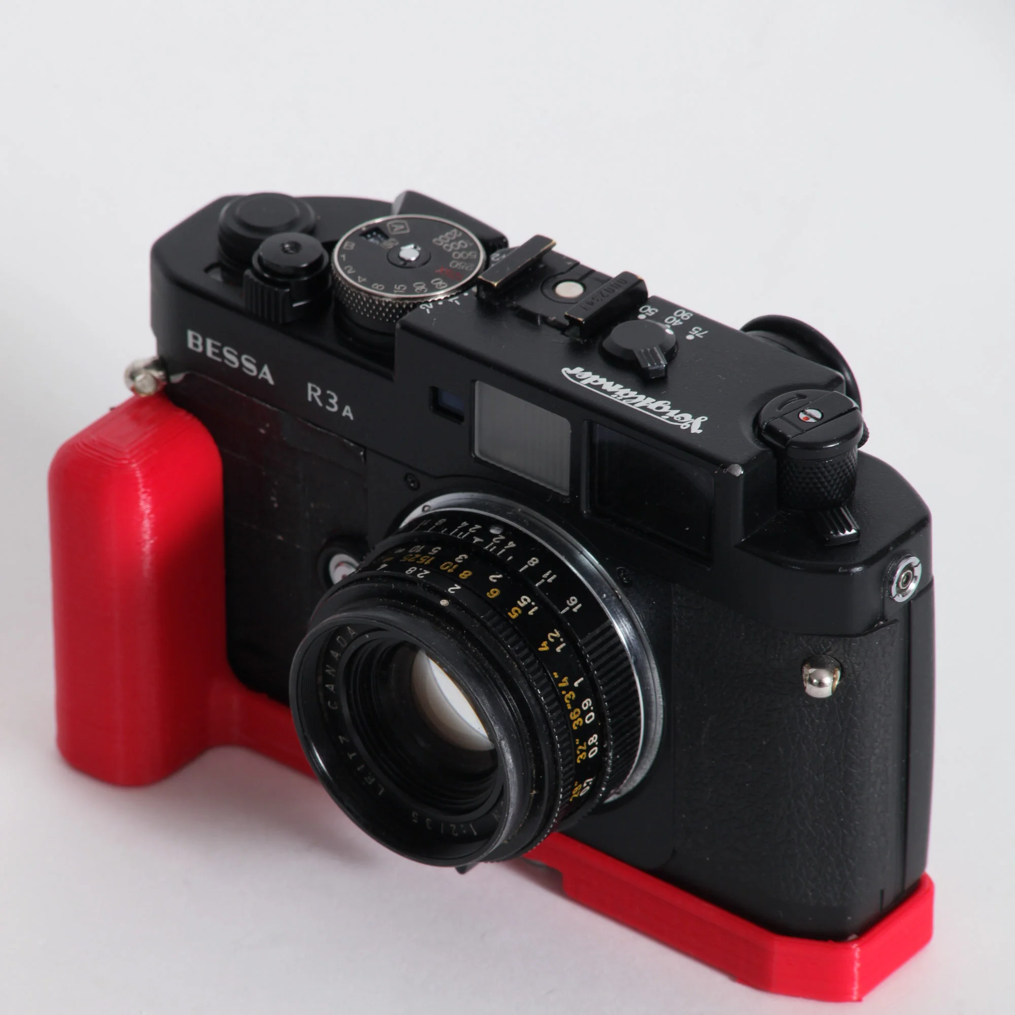 Voigtlander Bessa R, L & T series Grip — CAMERADACTYL