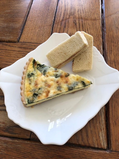 Our first afternoon tea. 