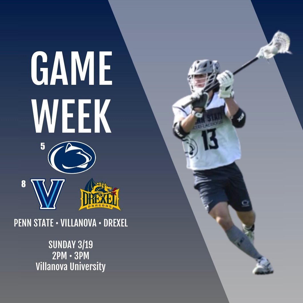 Top 10 matchup coming to Philly to kick off the regular season. 

🆚 @drexelmensclublacrosse &bull; @novaclublacrosse 
🏟 Higgins Soccer Complex
📍 800 E Lancaster Ave, Villanova, PA 19085
📅 Sunday, March 19
⏰ 2:00 PM (DU) &bull; 3:00 PM (VU)

#Happ