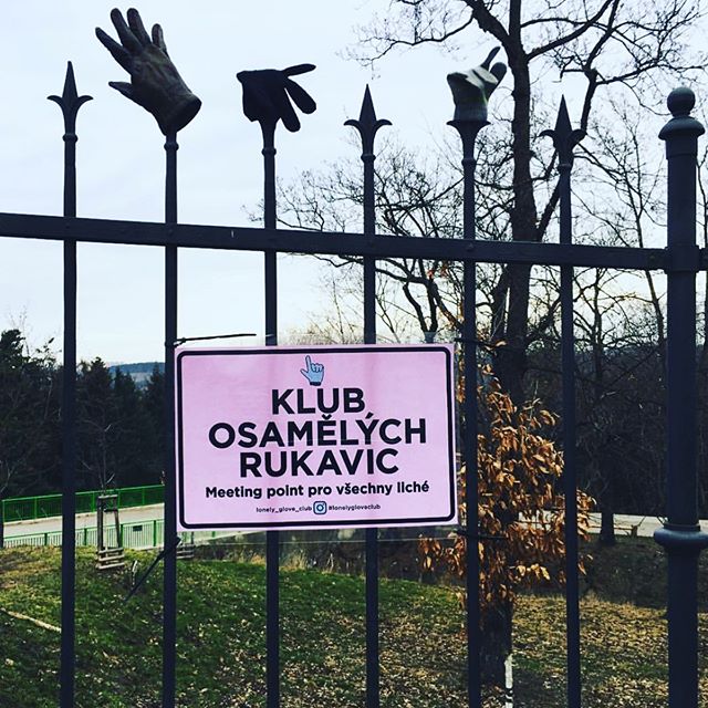 Hello Prague! Thanks to @troypalmstagram #lonelygloveclub #lostglove #prague #czechrepublic #czech