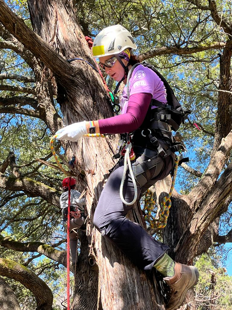 Texas Women's Tree Climbing Workshop