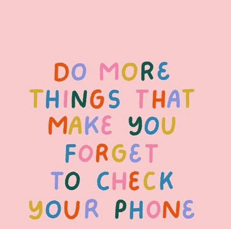 Do more things that make you forget to check your phone. 📱 💜#anxietyawareness#dowhatyoucan#dowhatmakesyoursoulhappy#feedbyexample#weareheretohelp