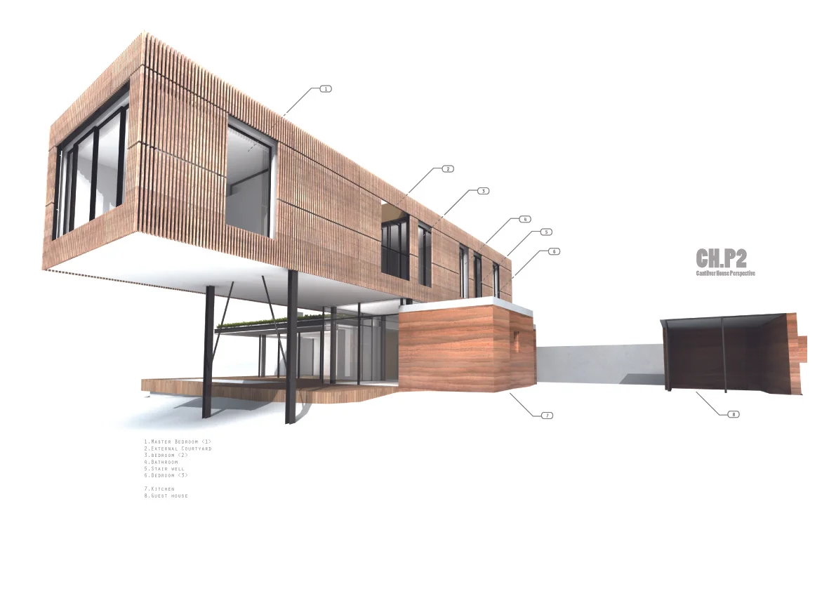  This projects driver is to be as fully self-sufficient and sustainable as possible.  The site has beautiful views to the traditional village of Maroni, in the area of Larnaka, with the sea lying just beyond. The project is created from a series of i