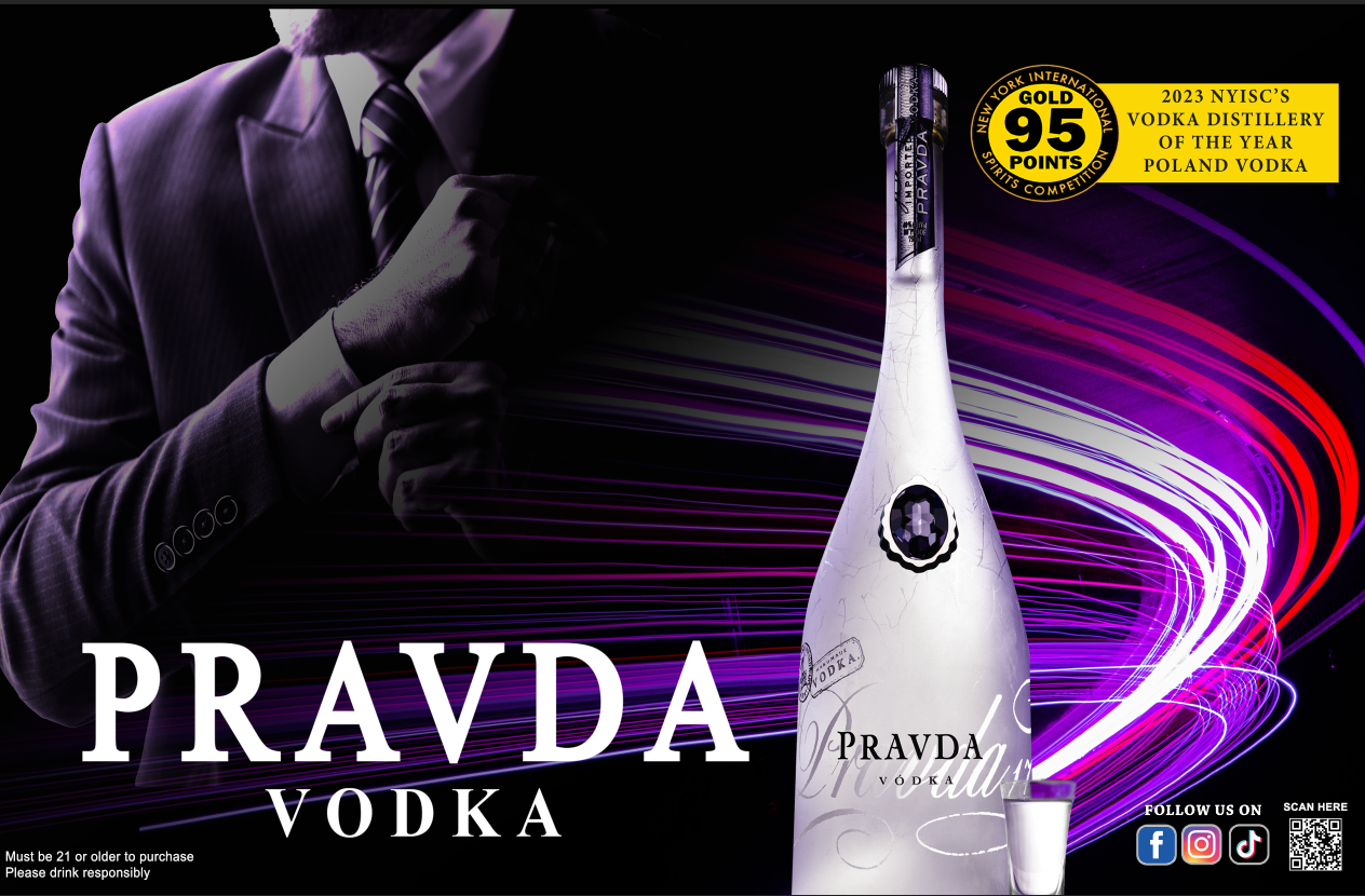 Pravda Classic Vodka poster design