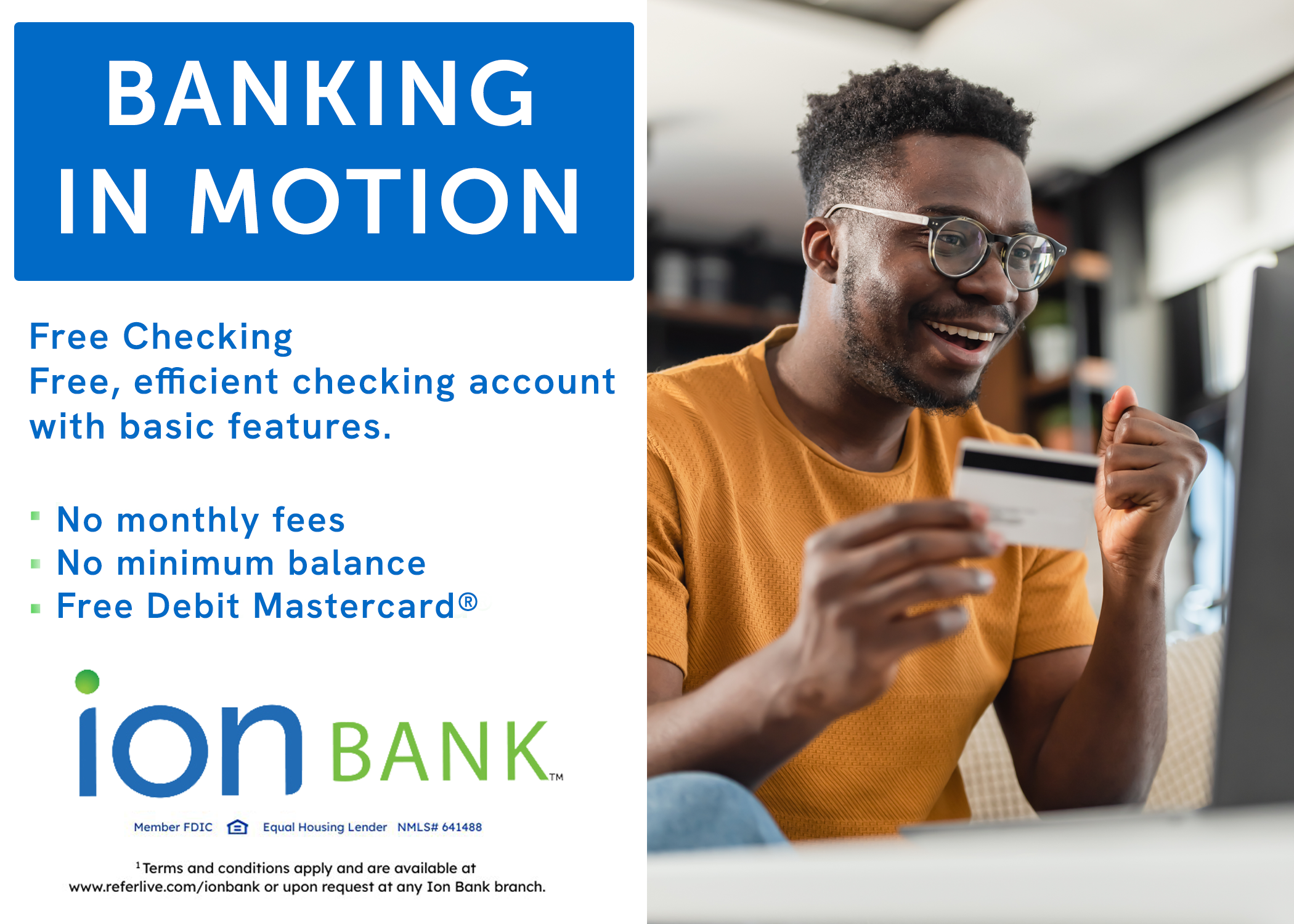 Ion Bank newspaper ad