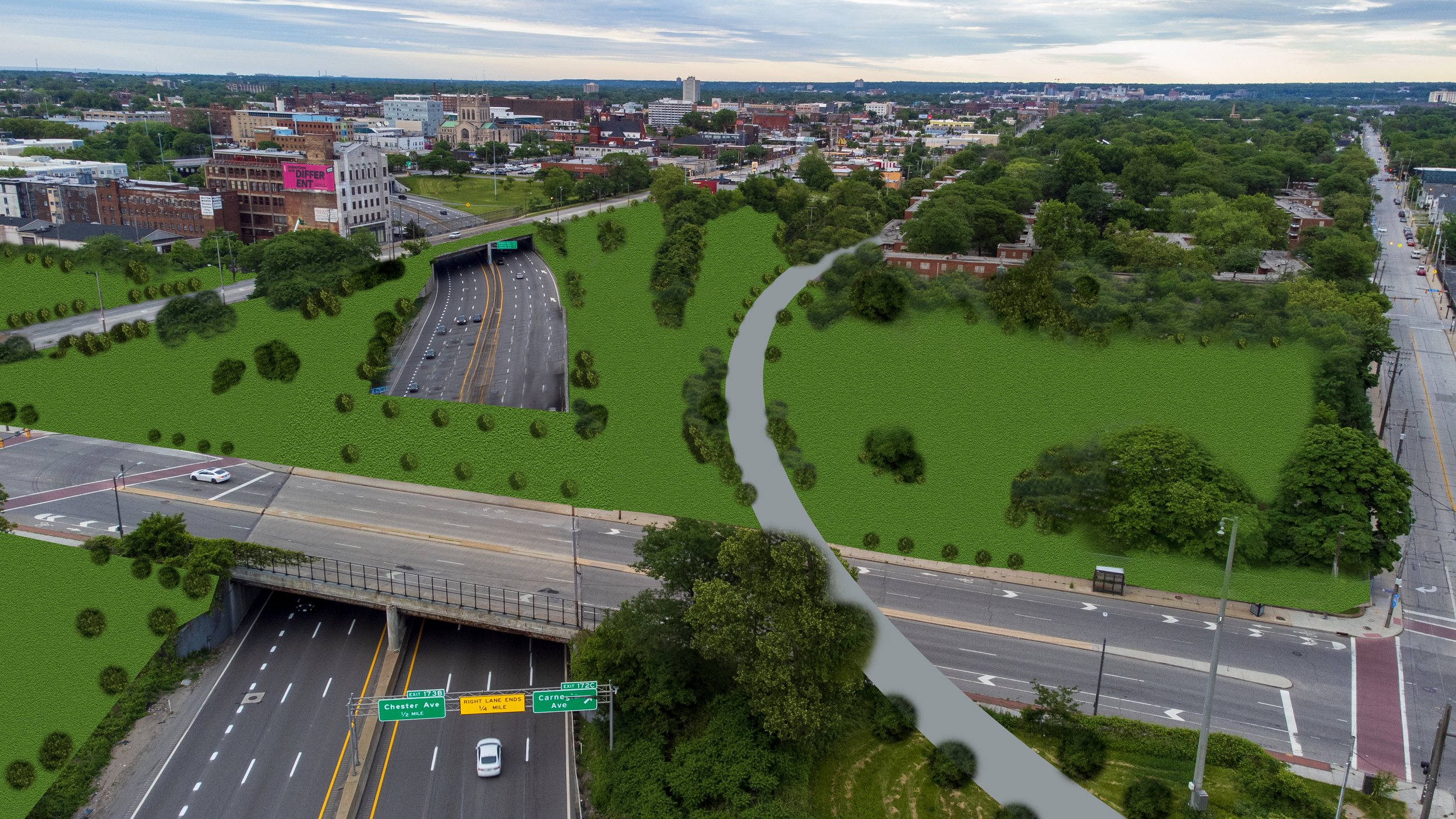 Innerbelt-Campus District Cap Connector