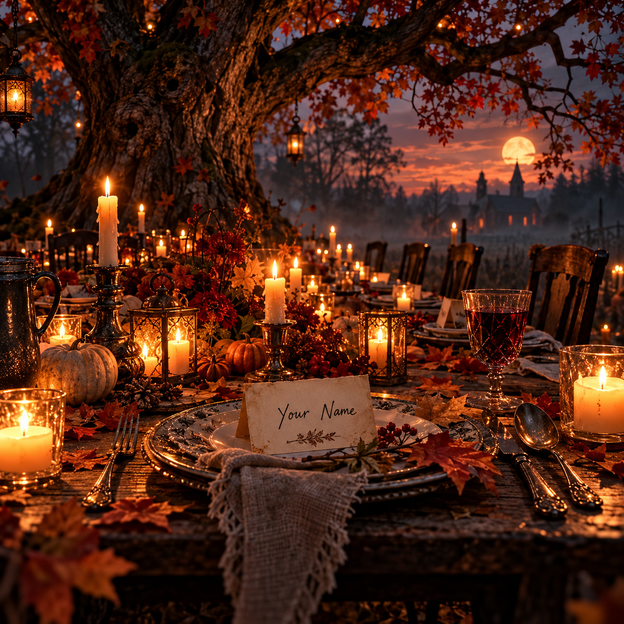 The Harvest Table: A Creepy Fall Writing Prompt for Horror Lovers