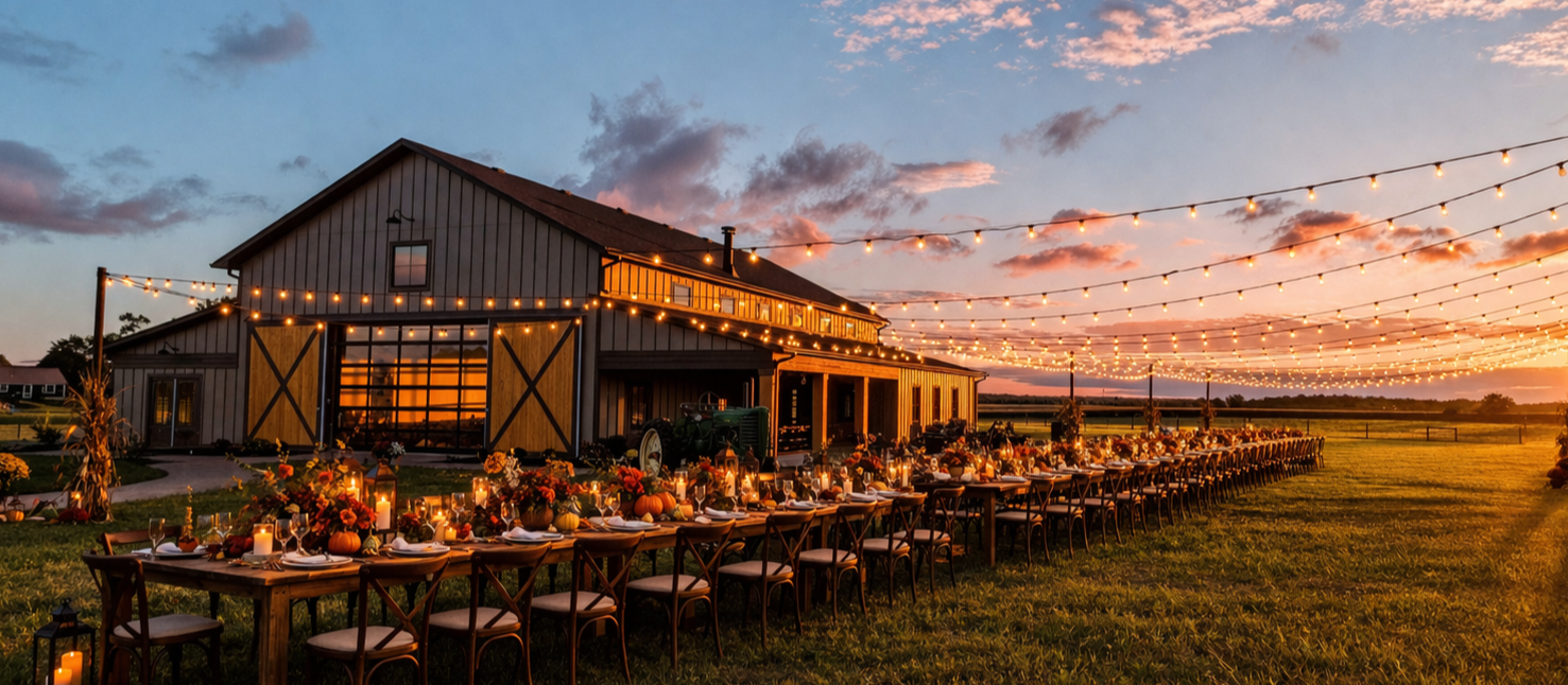 Farm to table dinner at Aberdeen Farms