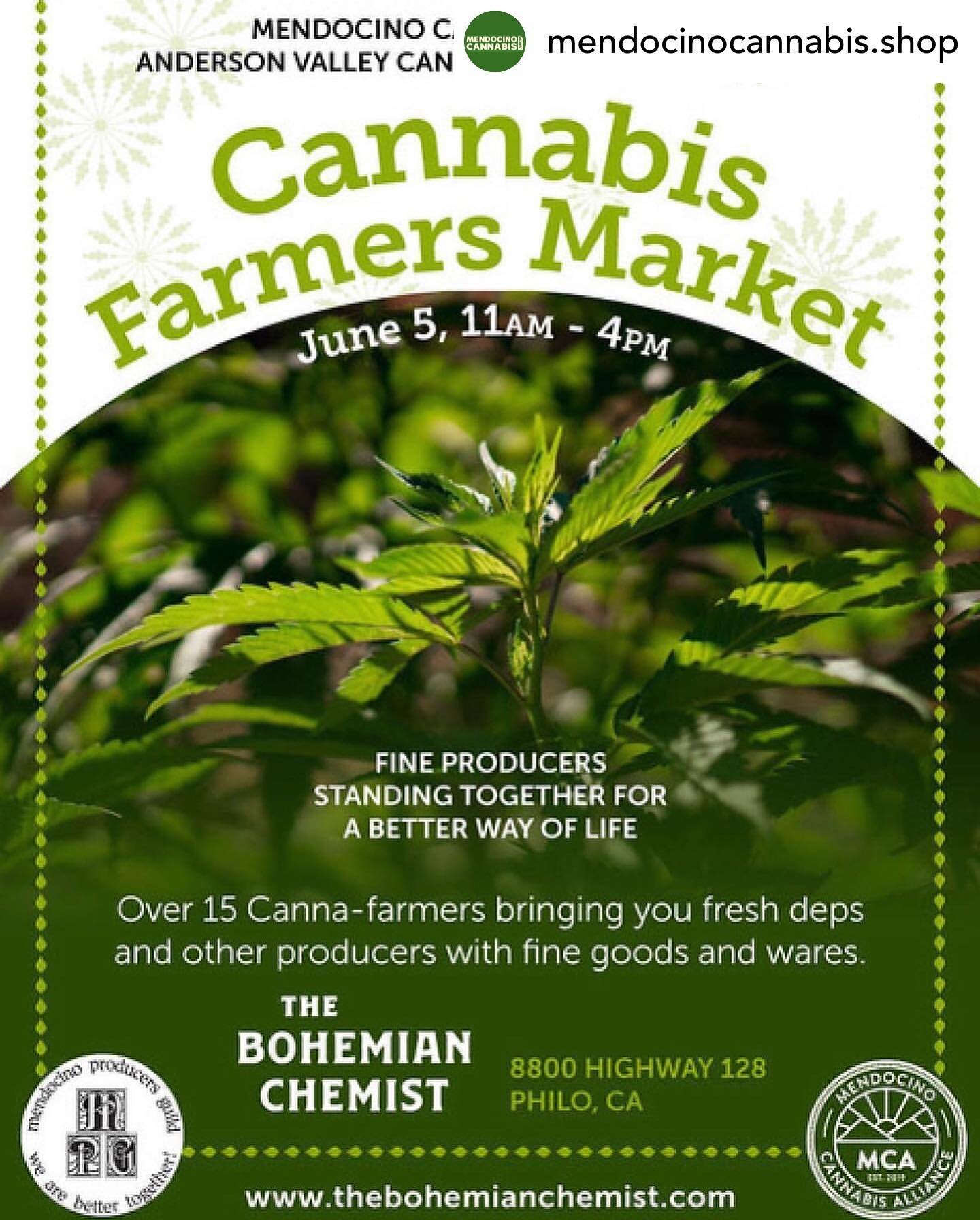 Very excited about this farmers market this weekend at the beautiful Brambles 💚💚💚

Posted @withregram &bull; @mendocinocannabis.shop We are happy to confirm that the next farmers market is scheduled for next Sunday June 5th at The Brambles propert