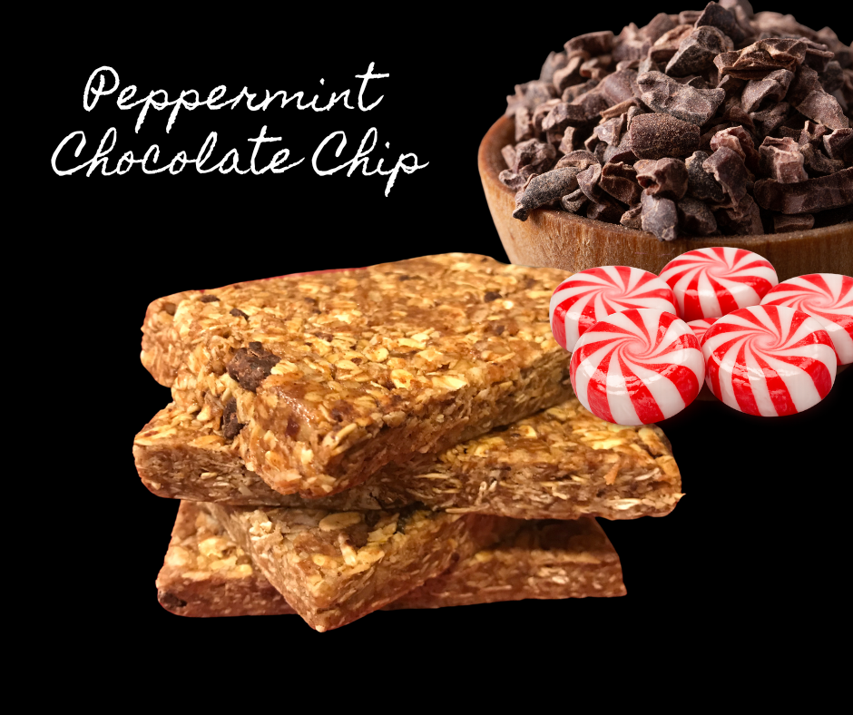 Peppermint Chocolate Chip bar label image