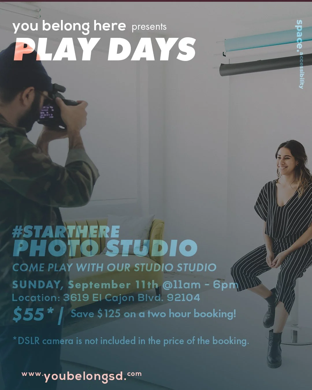 PLAY DAYS: #STARTHERE Photo Studio