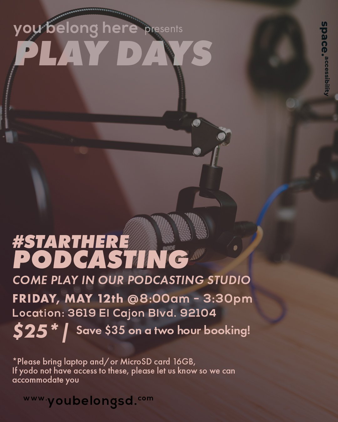 PLAY DAYS: #STARTHERE Podcasting