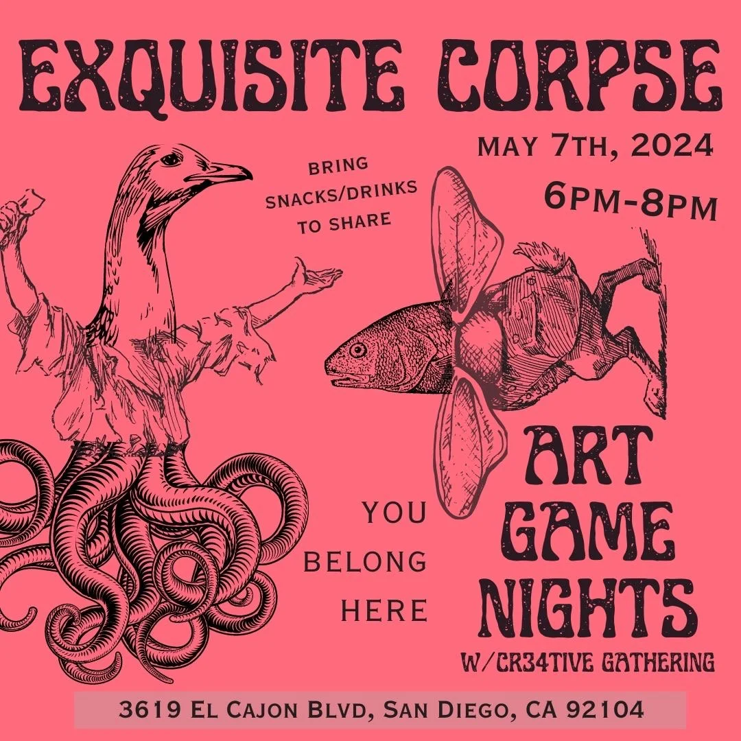 Exquisite Corpse: Art Game Nights with Cr34tive Gathering 