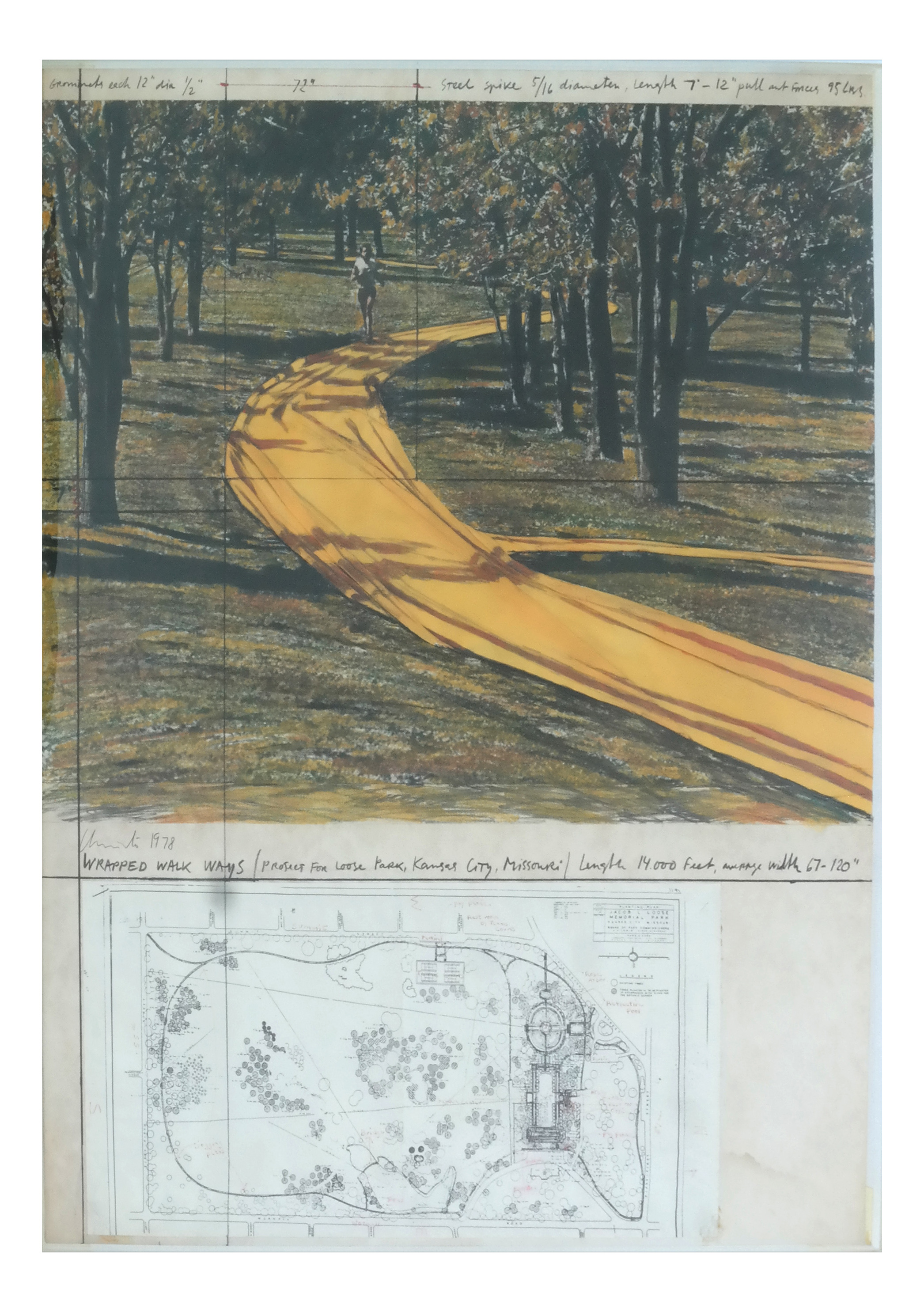 Lot 8 - Christo, Wrapped Walkways