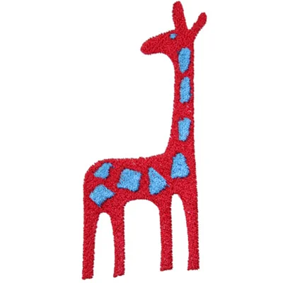 5. Giraffe (Red/Blue)