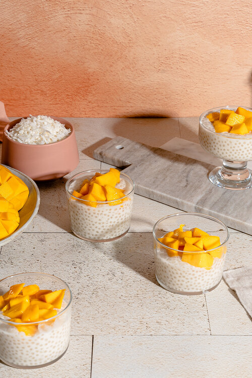 Tapioca Pearls with Coconut Milk and Mango (Tambo-Tambo) from 'The