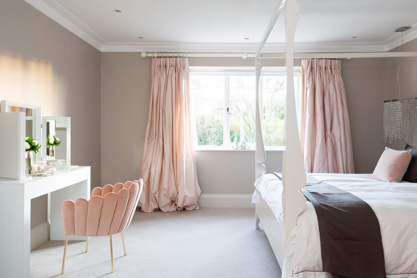 Master Bedroom. Gentle and elegant but not soft and fluffy was the aim here. 
.
.

#interiordesign #interiors #colourlover #interiorstyling #homeimprovement #periodhome #myinteriorsquares #myperiodhomestyle #homestyling #realperiodhome #colourconsult