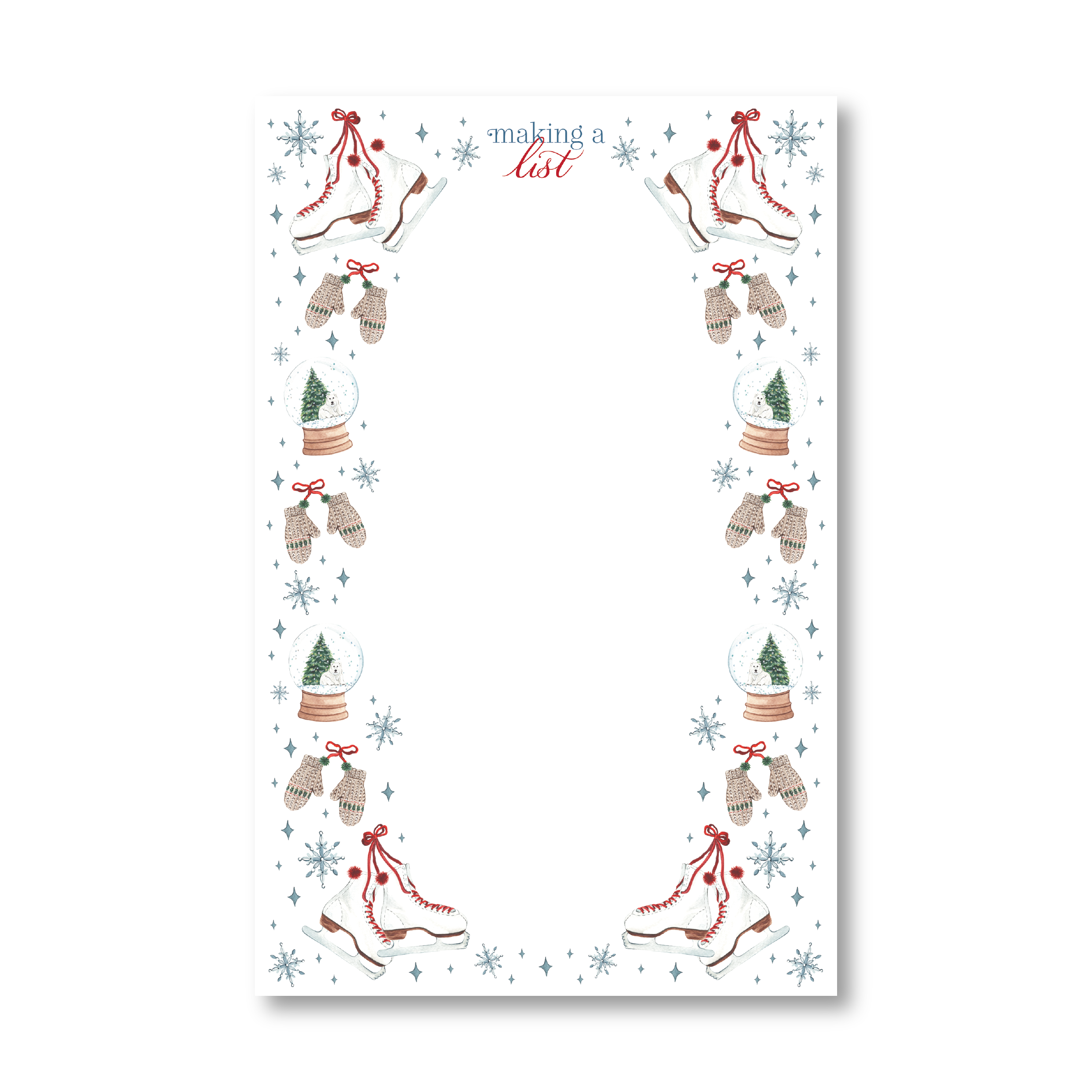 Winter Wonderland Notepad