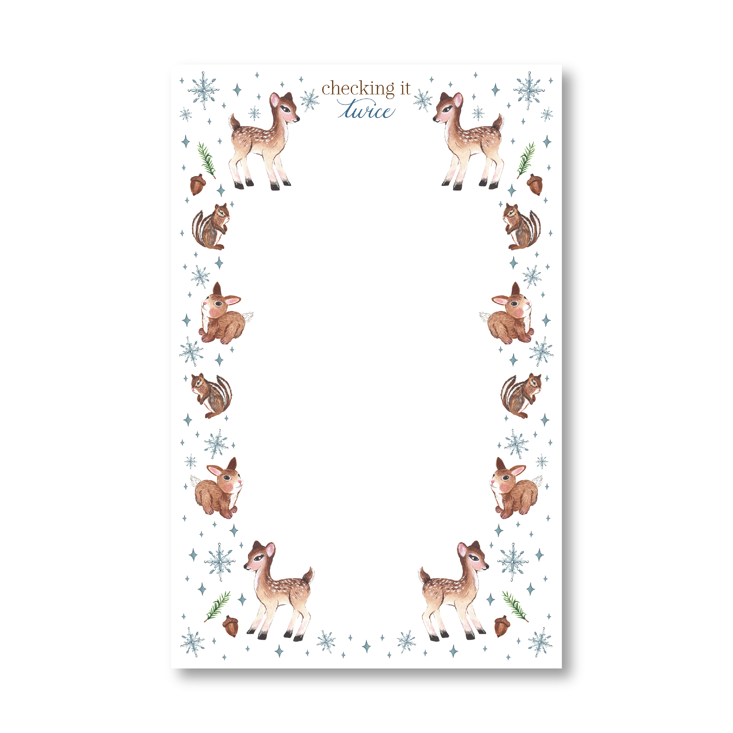 Woodland Friends Notepad