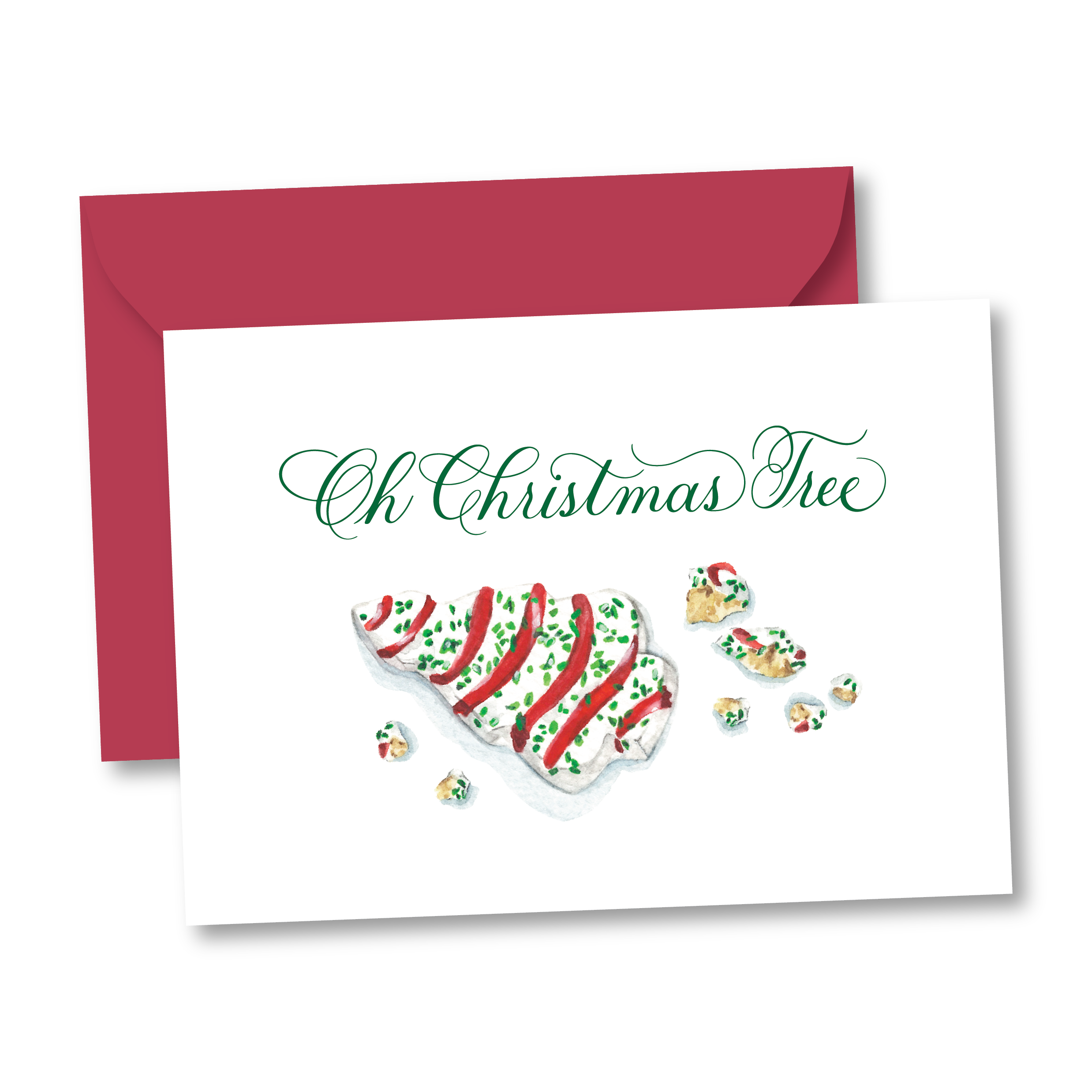 Oh Christmas Tree Folded Card