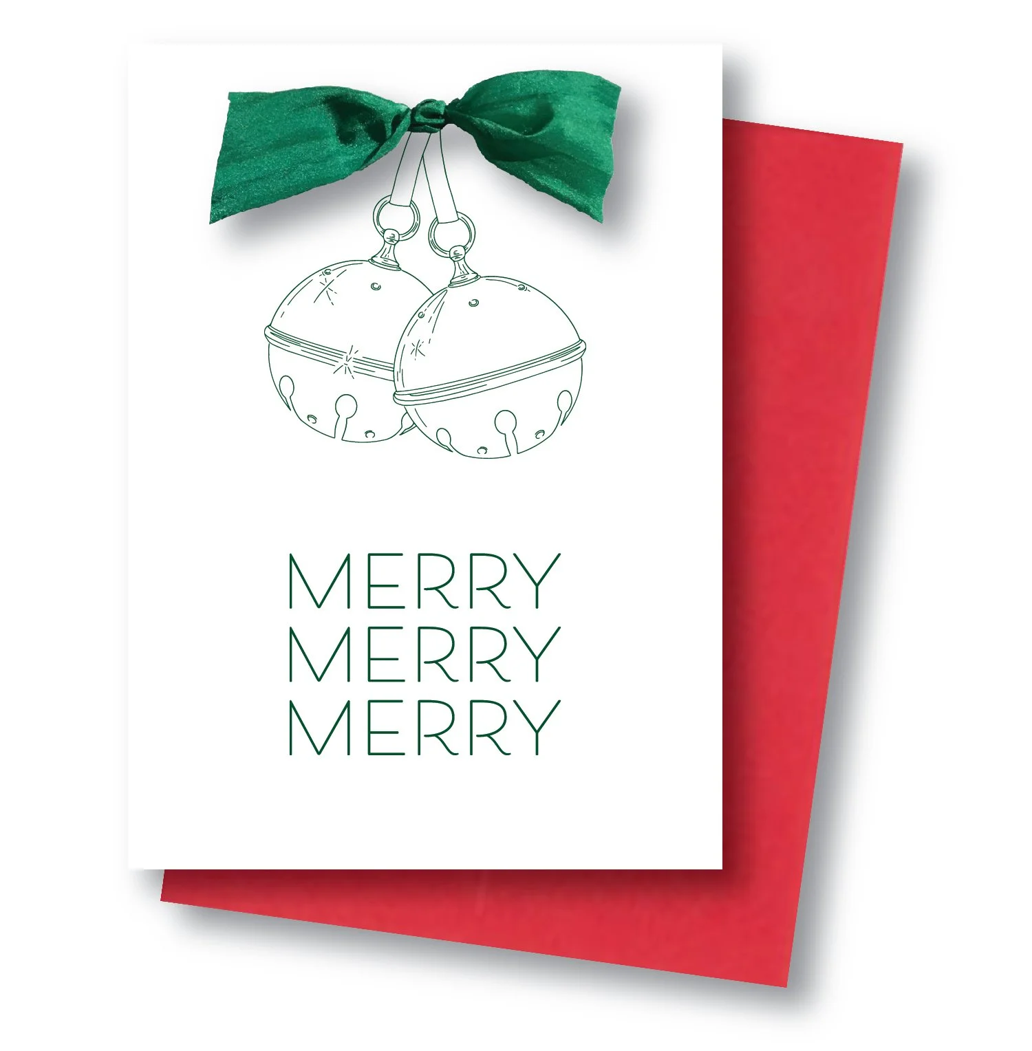 Merry Bells Folded Card