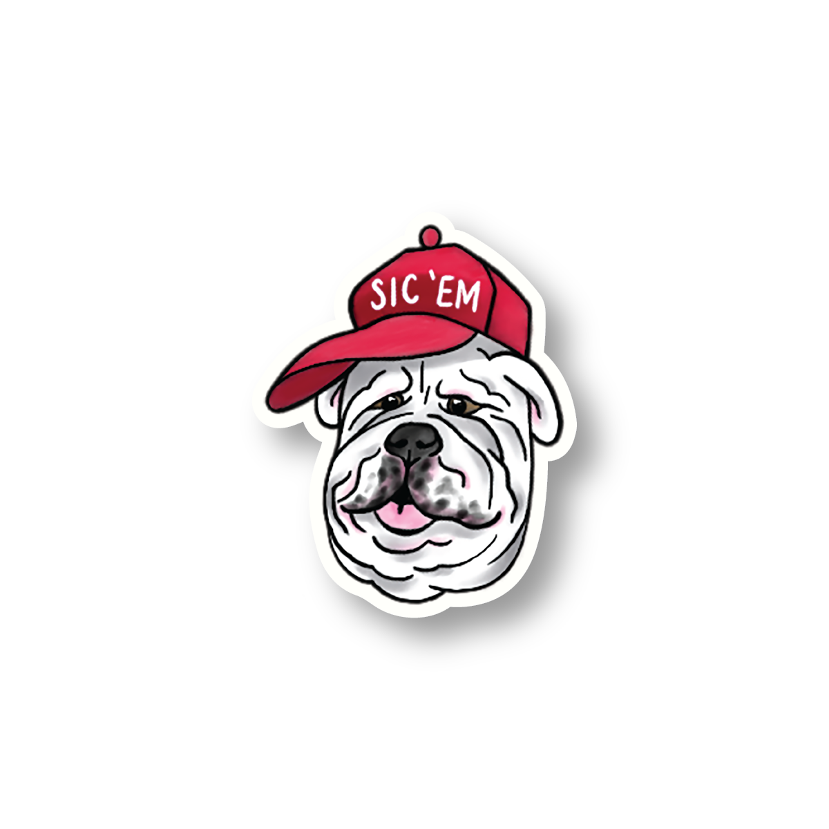 Hunker Down Dawg Sticker