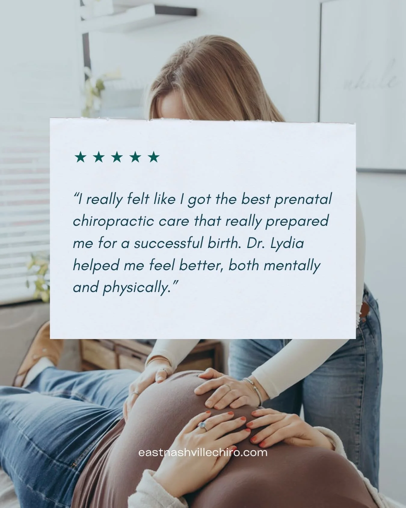 Pregnancy is a miracle and it should feel that way🌿
Back pain, sciatica, round ligament pain, struggling to sleep- those things are common, but they are not something you have to accept. 

Reviews like this one remind us exactly why we do what we do