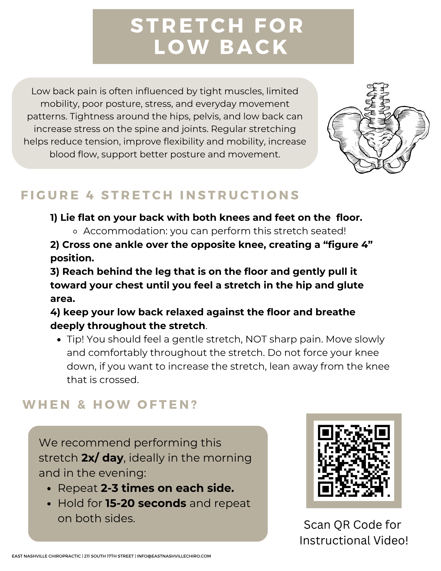 STRETCH FOR LOW BACK